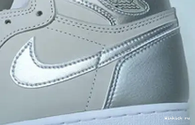 SILVER (WITH JAPAN SPECIAL 1 AIR GREY NEUTRAL JORDAN  METALLIC BOX) 0701